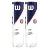 Wilson Roland Garros All Court 2x 4 Ball Tube 1 Wilson Roland Garros All Court 2x 4 Ball Tube -Tennis Shop 0162600000 000