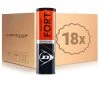Dunlop Fort Clay Court 18x 4 Ball Tube 1 Dunlop Fort Clay Court 18x 4 Ball Tube -Tennis Shop 0163700000 000