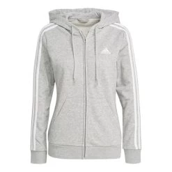 ADIDAS 3 Stripes French Full Zip Hoodie Women