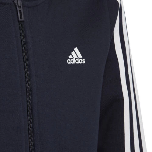 ADIDAS 3-Stripes Fleece Full-Zip Hoodie Boys 7 ADIDAS 3-Stripes Fleece Full-Zip Hoodie Boys - Image 5