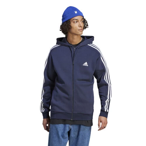 ADIDAS 3 Stripes Freelift Full-Zip Hoodie Men 4 ADIDAS 3 Stripes Freelift Full-Zip Hoodie Men - Image 2